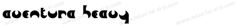 Aventura Heavy字体转换